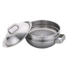 LiViNG ART 316TI 全五層頂級不鏽鋼派對炒鍋, 1個, 24cm