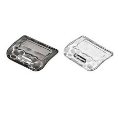 MONACO OLIVE 透明馬桶提蓋器2件組, 透明 + 黑色