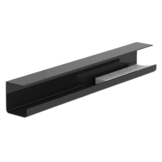 Risun 桌子下桌電纜固定多龍頭架子特大號, 1個, 黑色