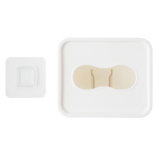 리썬 벽걸이 소품 잡화 수납케이스 대형, 화이트, 2개