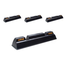 Shindo 混凝土用PP停車擋塊 + 配件組, 4個, 黑色