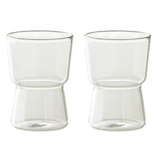 벨르디자인 홈카페 성화 내열유리컵 350ml, 투명, 2개