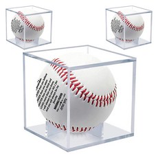 Montero 簽名球專用收納盒 透明 8cm + 棒球組, 3套, 單一商品