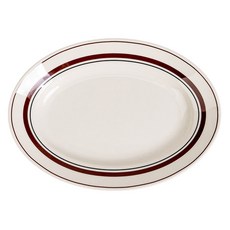 Kanesuzu日常橢圓盤, 1個, 棕色石頭