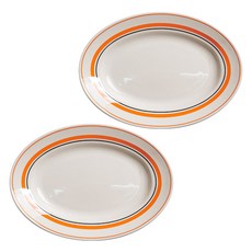Kanesuzu日常橢圓盤, 2個, 橘色