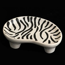 萬壽菊圖案陶瓷托盤, A