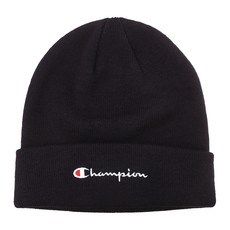 챔피온 남녀공용 스크립트 로고 커프드 비니