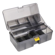 His Plan 路亞釣魚工具箱, 1個, 灰色