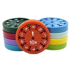 Daily Friends 快速四則運算指尖陀螺 9件組, 乘法 + 除法, 1個