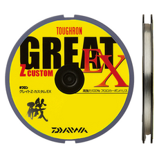DAIWA 大和 Toughron Great Z Custom EX 碳纖線 釣魚線, 自然色, 1個