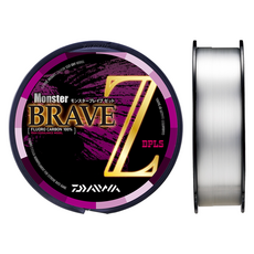 다이와 몬스터 브레이브 Z 배스 카본라인 낚시줄 35LB, 천연, 1개