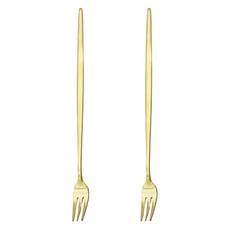 TABLE Art. Abella 長叉, 霧面金, 2個