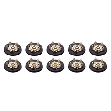 里昂海姆 10爪都市型防滑止滑冰爪, 黑色