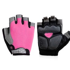 Sports Flow 夏季彩色健身手套 雙手組, 升級粉