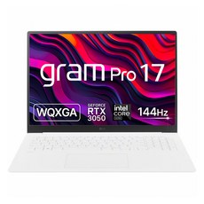 LG전자 2024 그램 Pro 17 코어Ultra5 지포스 RTX 3050, 에센스화이트, 17Z90SP-EA5HK, 512GB, 16GB, WIN11 Home