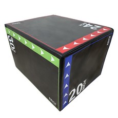 INNOI 3合1軟式跳箱, 黑色, 1個