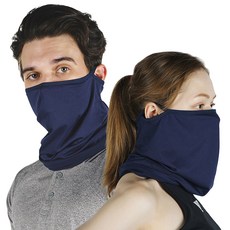 Homevanesse 防紫外線網眼口罩 ver 2, 海軍藍, 2個