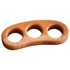 桃花心木蛋架 3孔 圓形, 1個