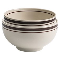 카네수즈 데일리 식기세트, 브라운스톤, 공기 + 대접, 1세트