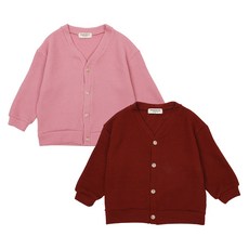 Rainbow Kids 兒童日常針織開襟衫2件組