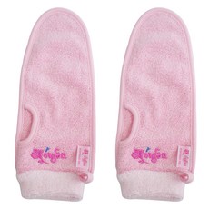 Oceantowel 彩色手套巾, 粉紅色, 1入, 2個