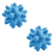 블럭마트 롤링 고슴도치 마사지볼, 블루, 2개