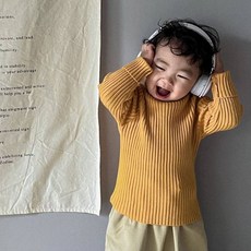 GOINGKIDS 兒童大版針織高領衫