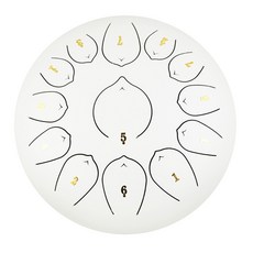 Tappia 13音鋼舌鼓療育樂器 白色, 單品