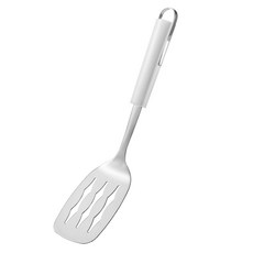 GENIAL Swan方形鍋鏟, 1個, 不鏽鋼霧面白色