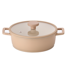 키친플라워 세신산업 인덕션 퀸덤 세라믹코팅 라떼 전골 냄비, 1개