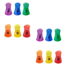 Mandeulhabi 冰箱夾 磁鐵 磁吸夾 12入組, 1套, 8種混合