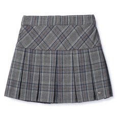 renoma kids 女童格紋百褶裙 R2431S60611