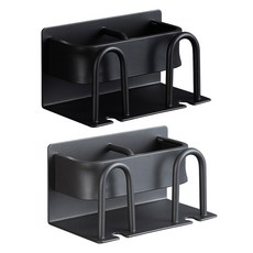 MONACO OLIVE Adenium 電動刮鬍刀架 2件組, 黑色, 鈦色, 1套