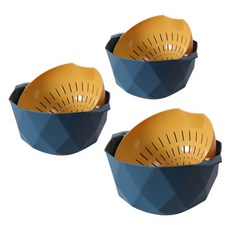 마켓피오 이글루 물빠짐바구니 3종 세트, 타입 1, 1세트