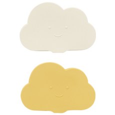 ange Gooreumi 多功能球 2件組, 1套, 奶油米色, 深黃色