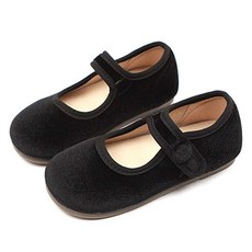 Luluchou 女童 Vivi 天鵝絨平底鞋 RA118