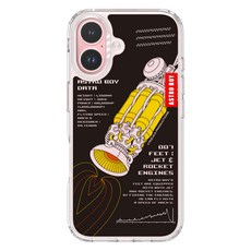 모란카노 아톰 크리스탈 투명 디자인 휴대폰 케이스