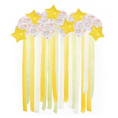 Party09 派對拉旗氣球組, 1套, 黃色