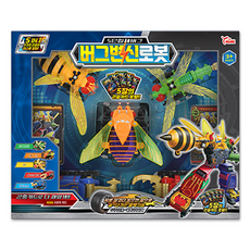 THINK Toys 昆蟲變身機器人玩具, 混合顏色, 1個