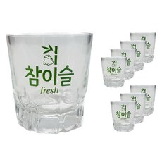 참이슬 전용 소주잔, 혼합색상, 8개