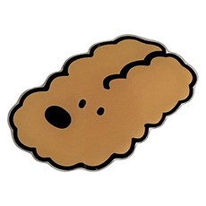 오프유 스마트폰 강아지 캐릭터 그립톡, 브라운푸들, 1개