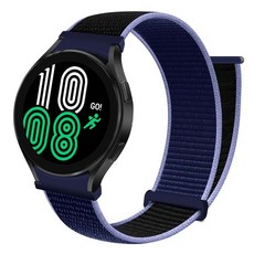 젤센 스포츠 루프 스트랩 밴드 시계줄 GSL15 20mm 날개형, 투톤블루, 1개