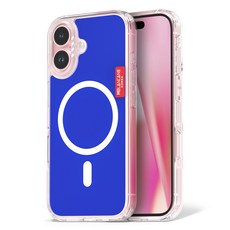 모란카노 크리스탈 컬러 맥세이프 투명 휴대폰 케이스