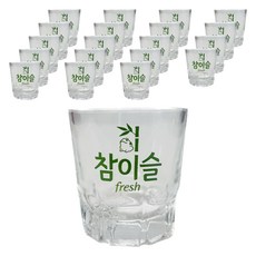 참이슬 전용 소주잔, 혼합색상, 20개