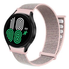 젤센 스포츠 루프 스트랩 밴드 시계줄 GSL4 20mm 날개형, 핑크샌드, 1개