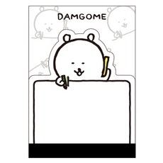 플라잉웨일즈 담곰이 듀얼 메모지, 메모타임, 1개입, 1개