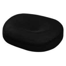 Hib&Body 記憶泡棉圓形坐墊, 1個, 黑色