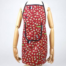 BEBE CHOUETTE 兒童印花棉質圍裙 + 袖套 2件組