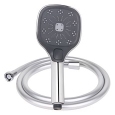 쓰리아웃 체인지 샤워기호스 세트 1.5m, 1개, 실버