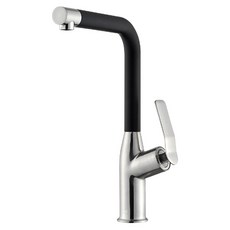 두진 바스 하모니 프리미엄 원홀 탑볼 측면타입 세면대 수전 브러쉬드니켈 DL660 방문설치, 1개